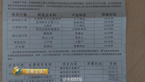 CCTV surveys, Sichuan, Yunnan cheap tours: tourist spending, 85% at the travel agent rebates